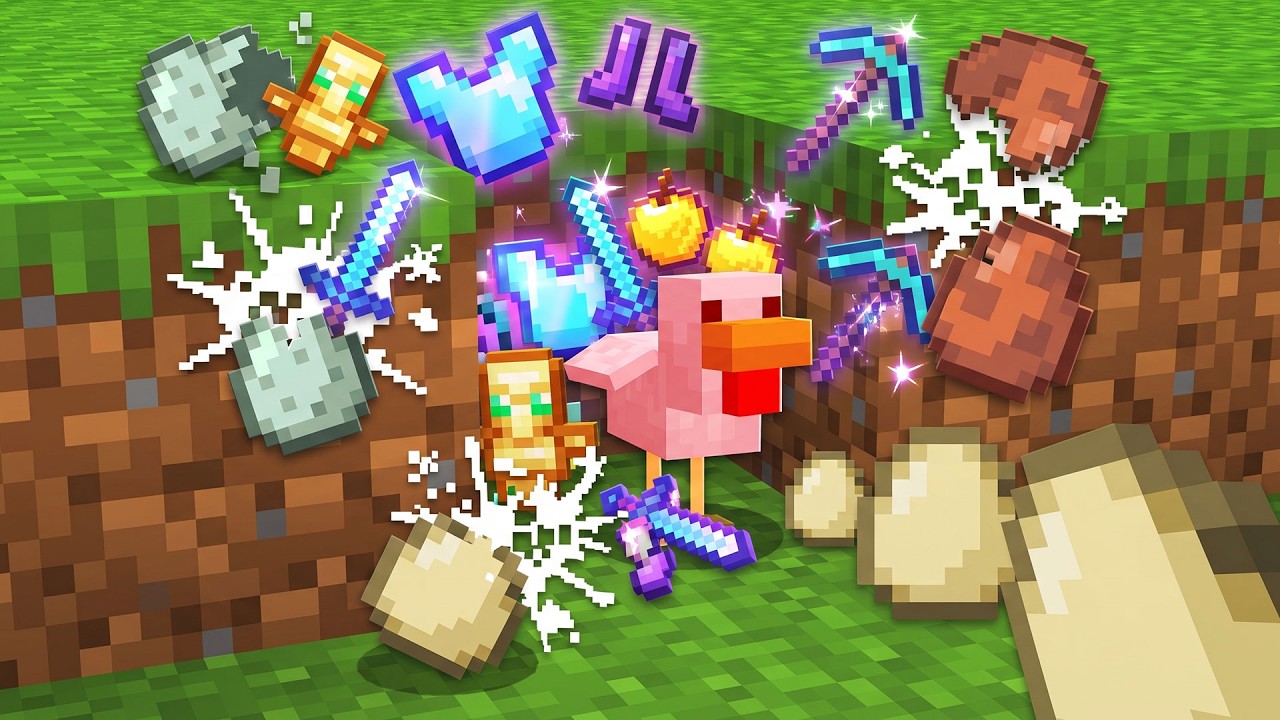 MINECRAFT MA LANCIARE LE UOVA è OP (ogni tip cambia)