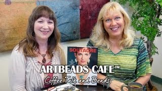 Artbeads Cafe - Kristal Wick Finds Fun in Swarovski Sew-on Stones and Soutache