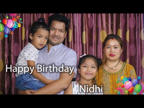Happy 9 th Birthday Nidhi Sunam  || Love you always 😍😍 Your father ARJUN SUNAM