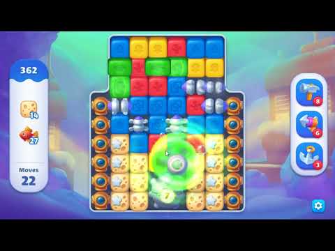 Fishdom Blast Level 362 - NO BOOSTERS GAMEPLAY 🐠 | SKILLGAMING ✔️