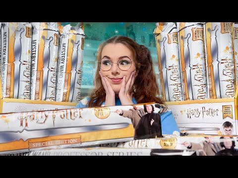 I BOUGHT 12 HARRY POTTER MYSTERY WANDS ✨ PROFESSOR SERIES!