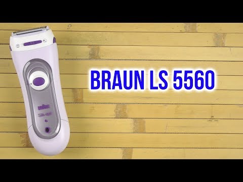 Epiliatorius Braun Wet &amp; Dry Silk-épil LS5560 video