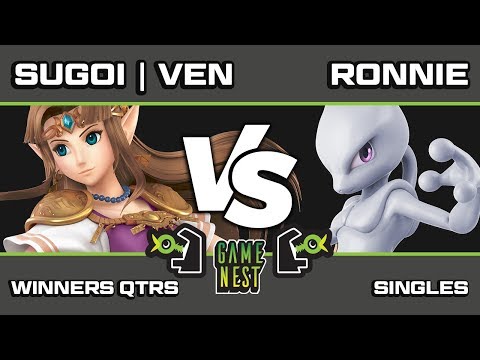 Game Nest Smash It Up: Sugoi | Ven (Zelda) vs Ronnie (Mewtwo) - Winners Qtrs