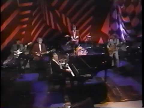 JERRY LEE LEWIS w/ SLIM JIM PHANTOM (Stray Cats) on drums, 1996 