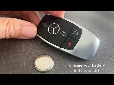 How to change the Key Fob Battery on 2017 - 2020 Mercedes