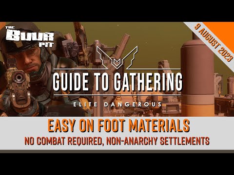 GUIDE to Gathering On Foot Materials WITHOUT Combat in Elite Dangerous Odyssey