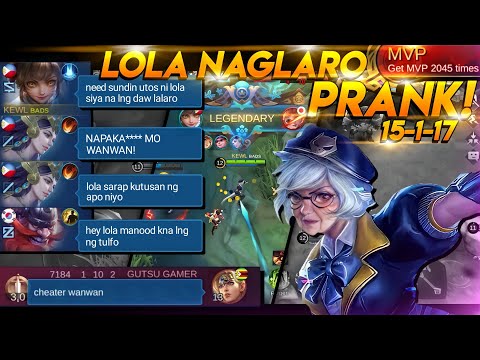 LOLA KO MAGLALARO PRANK GONE WRONG! | CHEATER DAW AKO? | MLBB