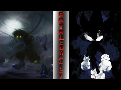 DARK SONIC vs SHADOW SORA! (Sonic The Hedgehog vs Kingdom Hearts) ⚠️ FATAL CONFLICT ⚠️ | 🚨BONUS 🚨