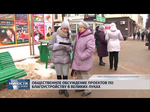 12.02.2019 / Общественное обсуждение проекто по благоустройству в Великих Луках