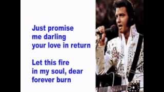 Elvis Presley- Pledging My Love- Cover With Lyrics (Pattarasila59)