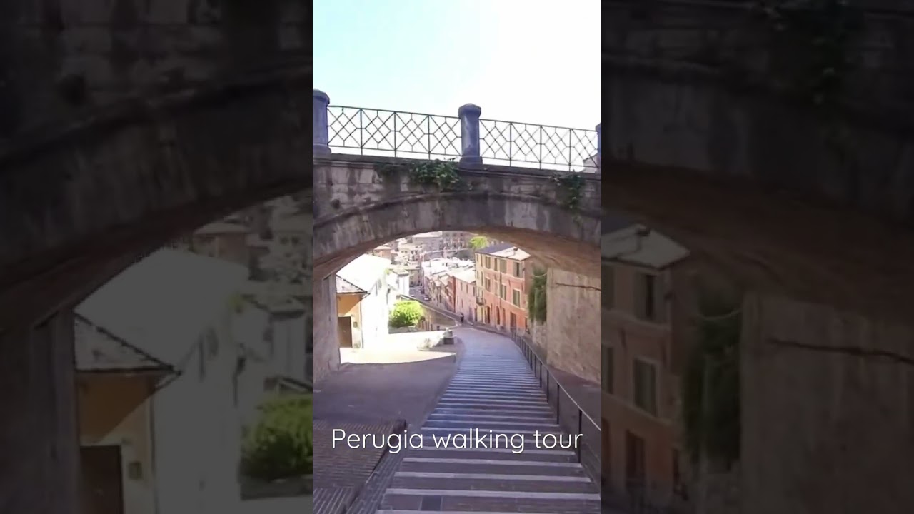 Perugia walking tour #perugia #ペルージャ