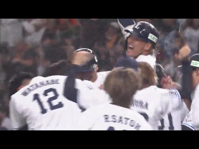 【9回裏】繋いで決めた!! ライオンズ・元山飛優 一二塁間を破るサヨナラタイムリーヒット!!  2024年6月1日 埼玉西武ライオンズ 対 読売ジャイアンツ