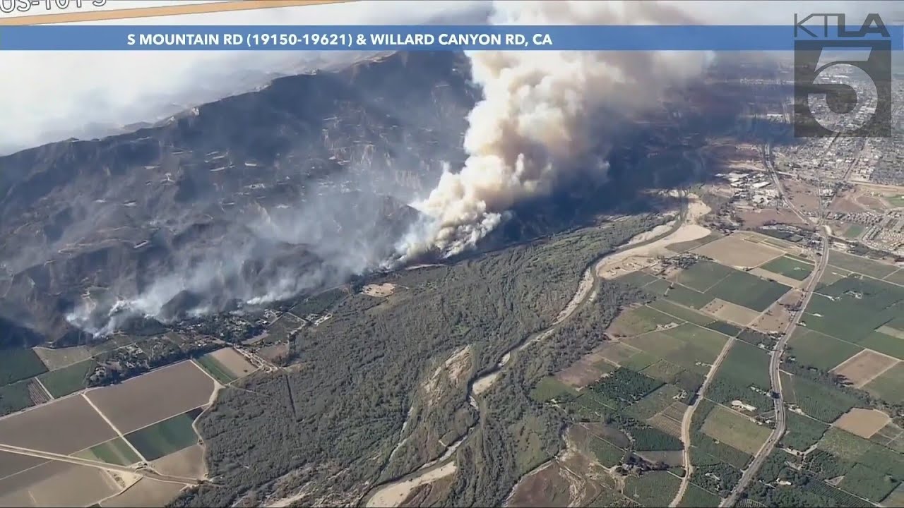 Sky5 Coverage: Mountain Fire threatens Santa Paula