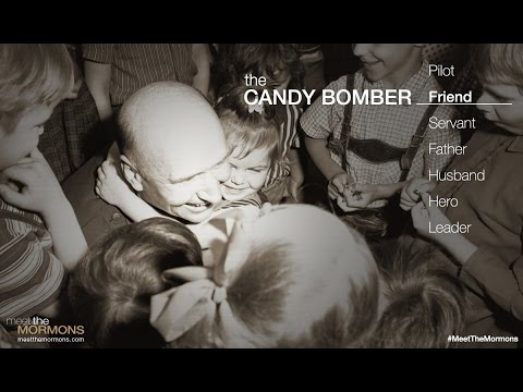 Meet The Mormons: "Candy Bomber" Gail Halvorsen (30 second profile)