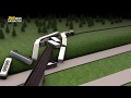 Animation of how an Amtrak train derailed near DuPont