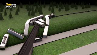 Animation of how an Amtrak train derailed near DuPont Animation of how an Amtrak train derailed near DuPont