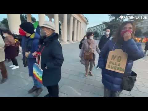 25 febbraio 2022 - Foggia, manifestazione per la pace