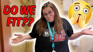 CARNIVAL BREEZE BATHROOM | DO WE EVEN FIT?