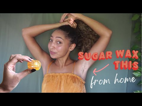 How to sugar your underarms from home ☼ hand mold and flick technique