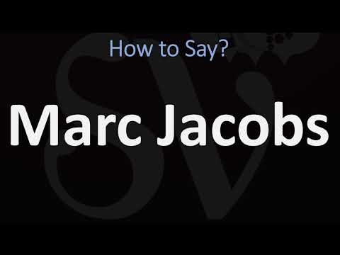 How to Pronounce Marc Jacobs? (CORRECTLY)