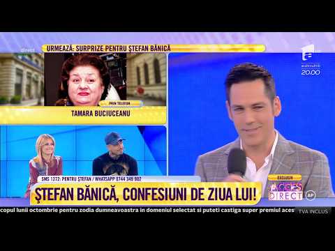 Tamara Buciuceanu Botez i-a făcut o surpriză neaşteptată lui Ştefan Bănică Jr.