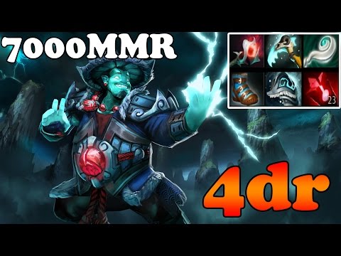 Dota 2 - 4dr Plays Storm Spirit vol 5 - Ranked Match Gameplay