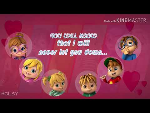 Never Let You Down || The Chipmunks and The Chipettes || LYRICS
