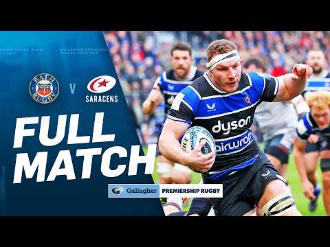 Bath v Saracens - FULL MATCH | Absolute DEMOLITION Job! | Gallagher Premiership 24/25