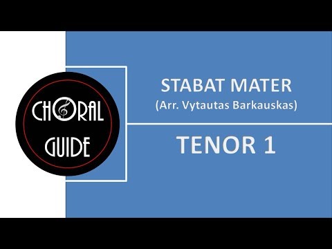 Stabat Mater - TENOR 1