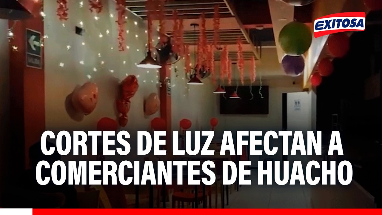 🔴🔵 Comerciantes de Huacho sin luz: Denuncian que afecta a sus negocios y productividad