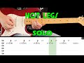 HOT LEGS Guitar Lesson Guitar Solo With Tabs Rod Stewart Fast Slow