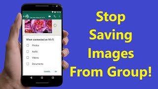 How to Stop Downloading Images From WhatsApp Group! - Howtosolveit