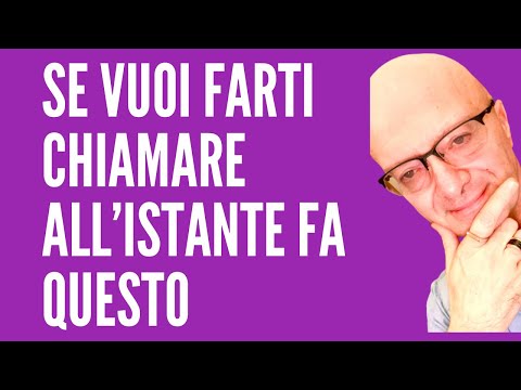 IF YOU WANT TO BE CALLED INSTANTLY DO THIS