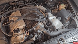 Porsche Cayenne S (GTS) 957 V8 accessory belt & tensioner replacement