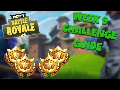 HOW TO COMPLETE ALL WEEK 9 CHALLENGES – SEASON 4 | FORTNITE BATTLE ROYALE TIPS/TUTORIALS