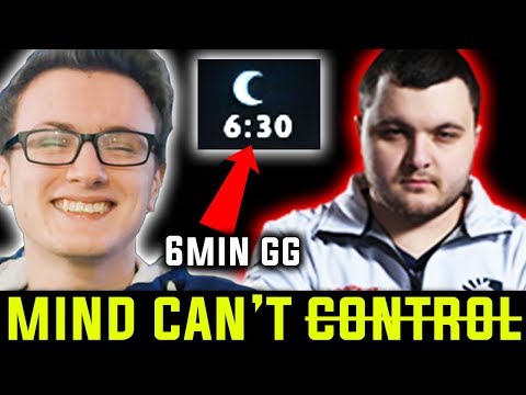 When Mind Can't Control Meets Miracle In Ranked 6 Min GG - Mind Control Rage Dota 2