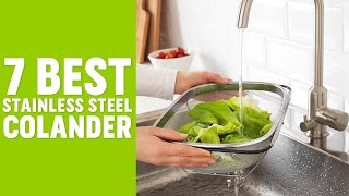 7 Best Kitchen Strainer | Stainless Steel Kitchen Colander