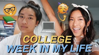 COLLEGE WEEK IN MY LIFE | How I Balance School + Social Life!