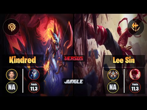 Blaber KINDRED (Jungle) [Press the Attack] VS LEE SIN - Challenger NA Patch 11.3
