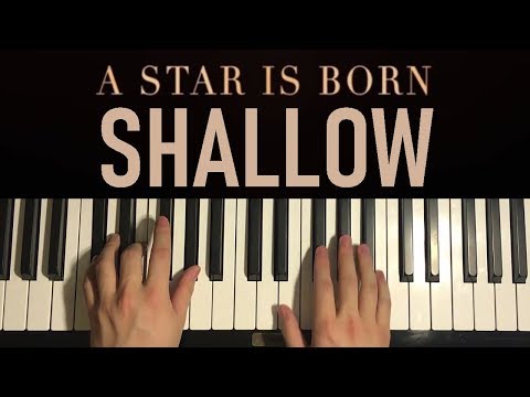 HOW TO PLAY - Lady Gaga, Bradley Cooper - Shallow (Piano Tutorial Lesson)