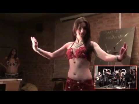 The Cornell University Middle Eastern Music Ensemble with belly dancer Ionah of Syracuse
