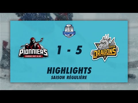 Pionniers de Chamonix 1-5 Dragons de Rouen - Highlights - Synerglace Ligue Magnus 2022/23