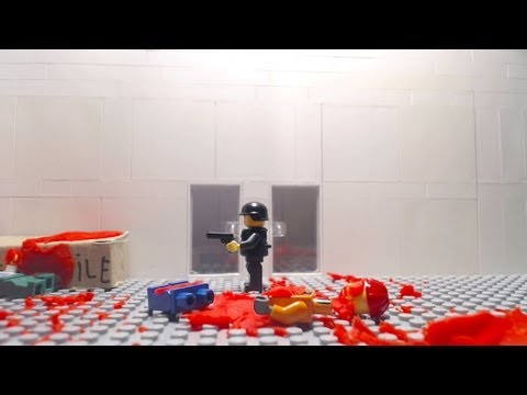 Lego Zombie in der Toilette