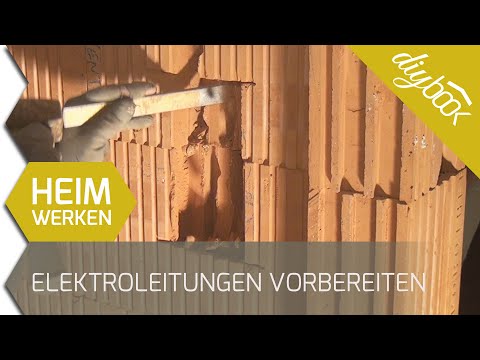 Elektroinstallation vorbereiten