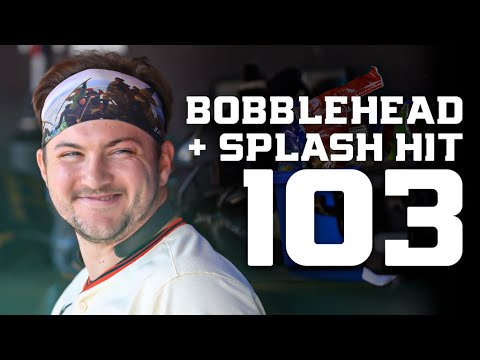Patrick Bailey Crushes Splash Hit Home Run on His Own Bobblehead Day | SF Giants Highlights