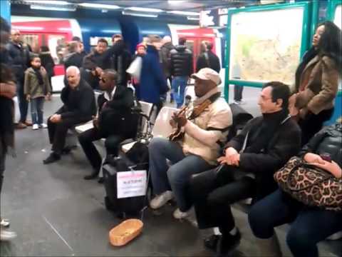 Laurent Hounsavi - What  a nice show! Metro music performance, Chatelet