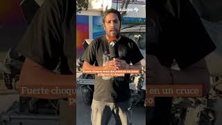 Brutal choque en Angaco: dos autos colisionaron en una esquina peligrosa