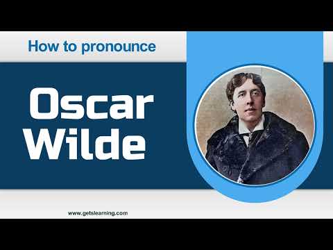 How to Pronounce Oscar Wilde in English Correctly