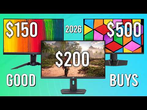Best Monitors For Your Budget 2026: $150 to $1000+ Picks