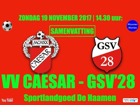 Samenvatting VV Caesar-GSV'28 19-11-2017